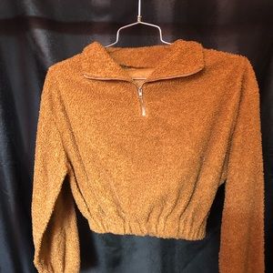 Teddy cropped sweater